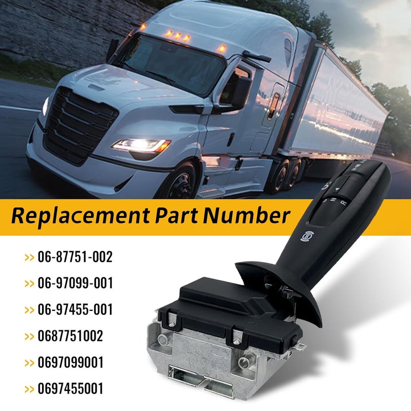 XUYUN 06-87751-002 Shifter Control Switch Compatible with 2018-2024 Freightliner Cascadia Trucks, Replace 06-97099-001, 06-97455-001, 0687751002, 0697099001, 0697455001 - Image 2